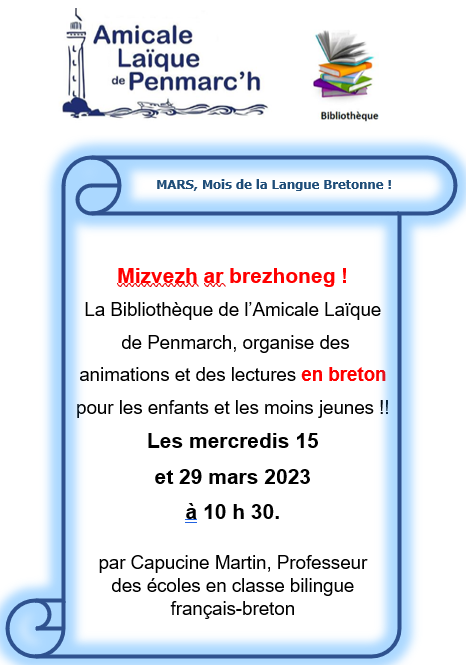 Animations et lectures en Breton