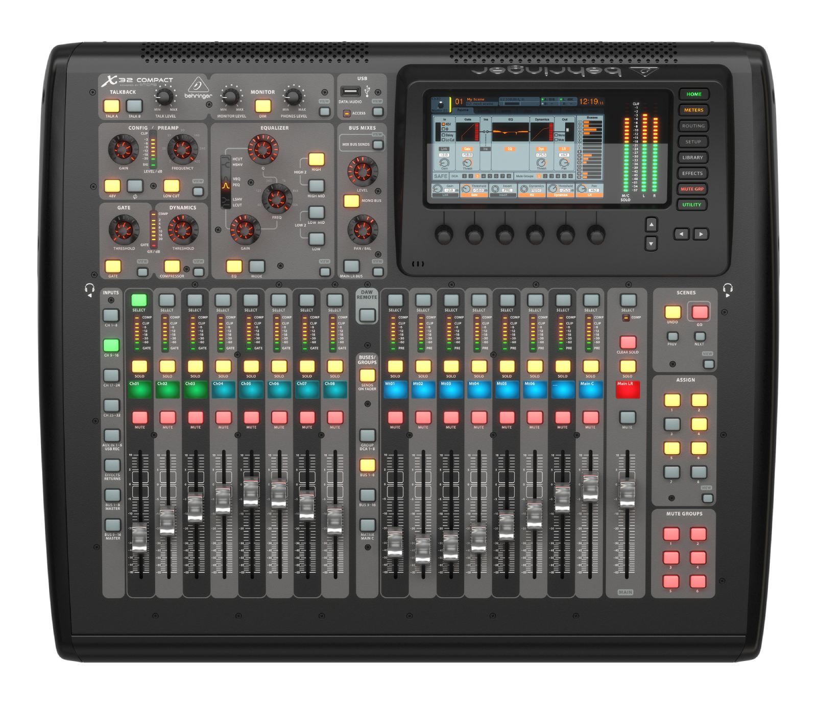 TABLES MIXAGE BEHRINGER X32 Compact